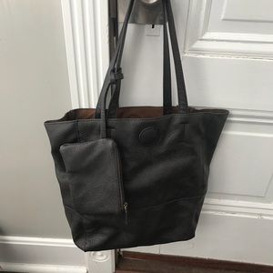 Joy Susan dark chocolate brown tote